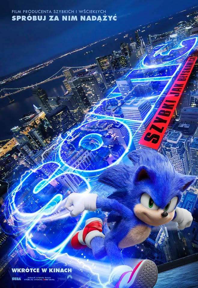 Sonic szybki jak błyskawica puzzle online