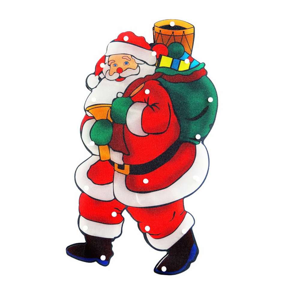 Święty Mikołaj zmierza do dzieciaków puzzle online