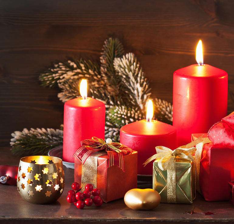 dekoracje świąteczne puzzle online