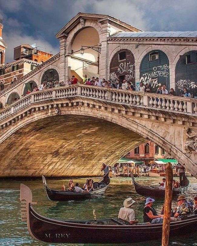 Most Rialto w Wenecji puzzle online