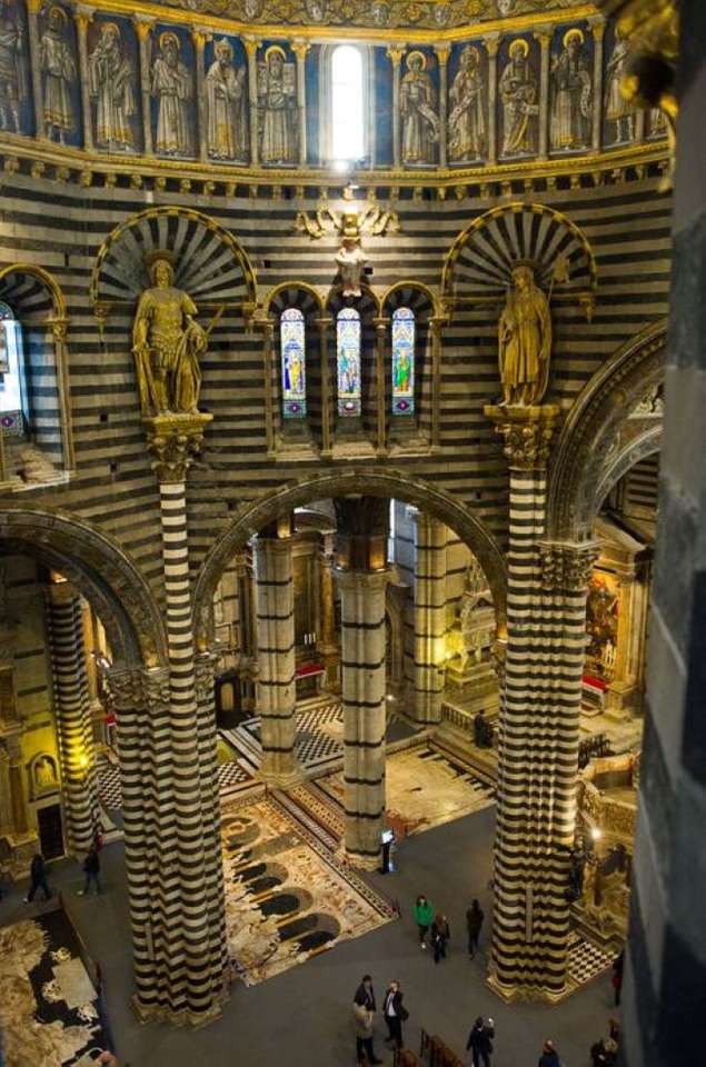 Katedra w Sienie od środka puzzle online