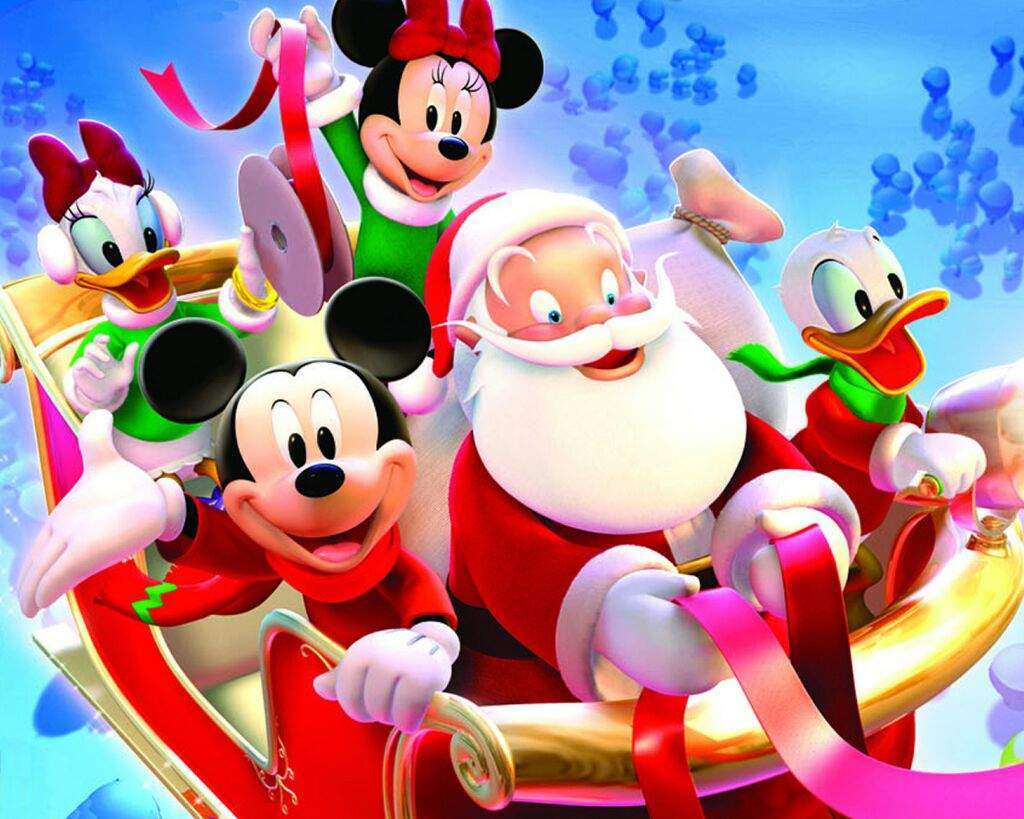 Mickey Christmas puzzle online