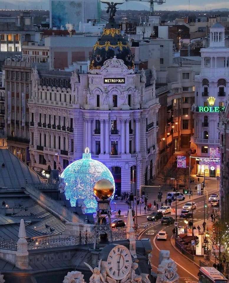 Boże Narodzenie Madryt puzzle online