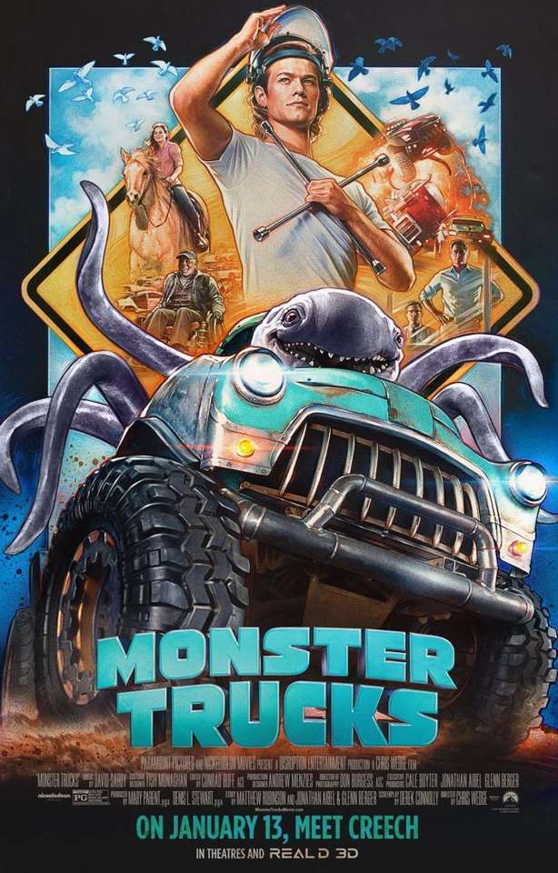 MONSTER TRUCKS THE MOVIE puzzle online