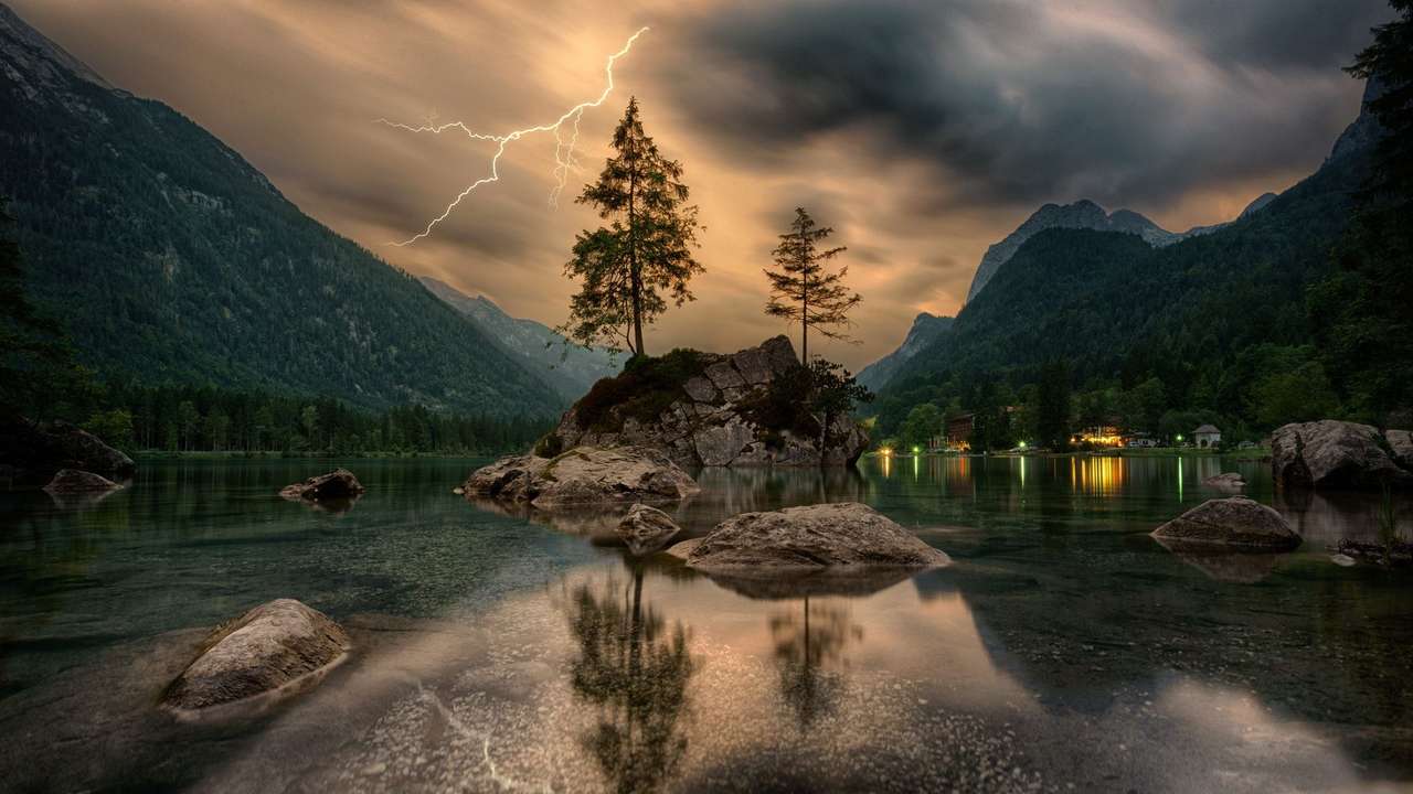 Lago - foto de J. Plenio rompecabezas