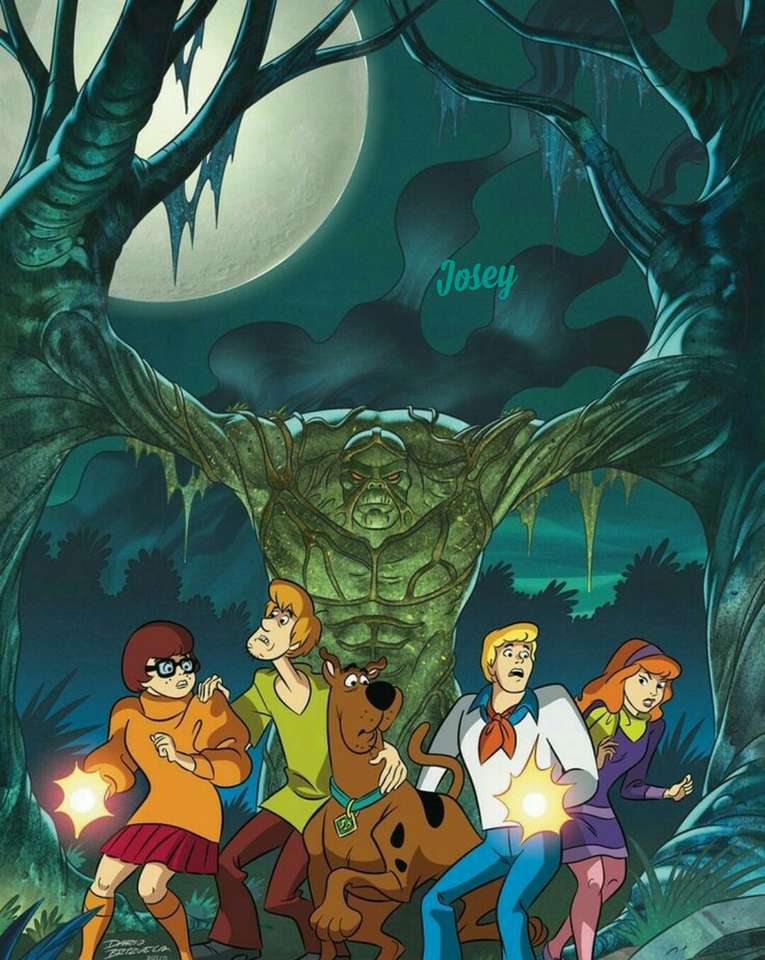 Scooby and the Swamp Thing. puzzle online