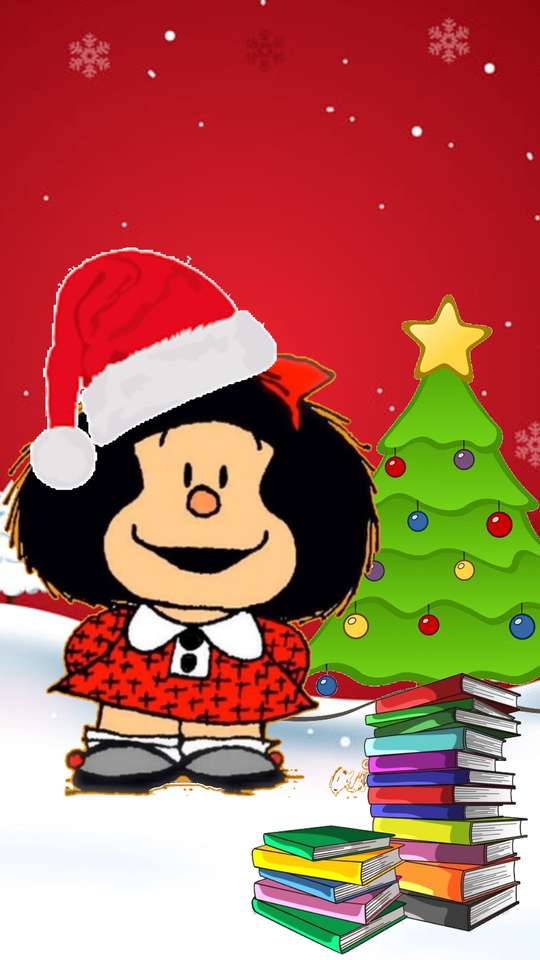 Mafalda na Boże Narodzenie puzzle online