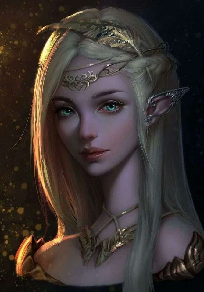 Księżniczka elfów puzzle online