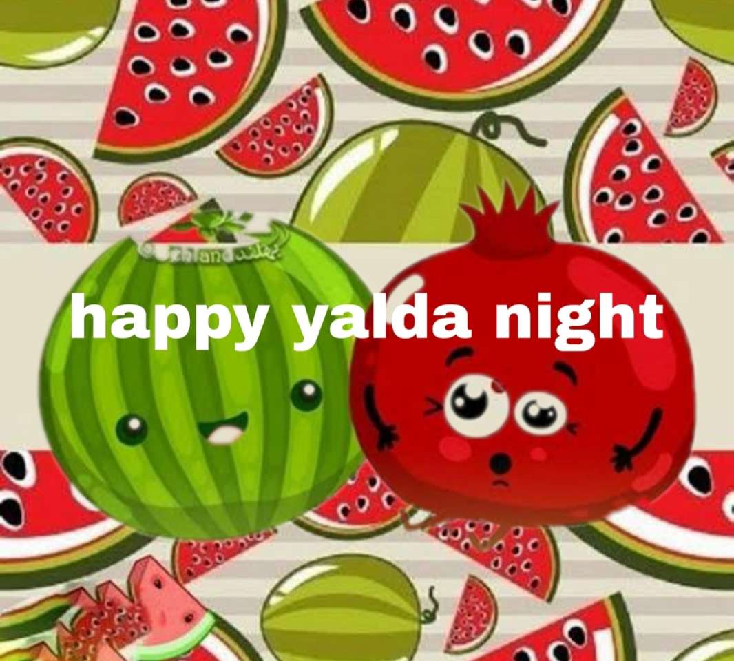 Nauczycielka Oorabi uczy się nocy yalda puzzle online