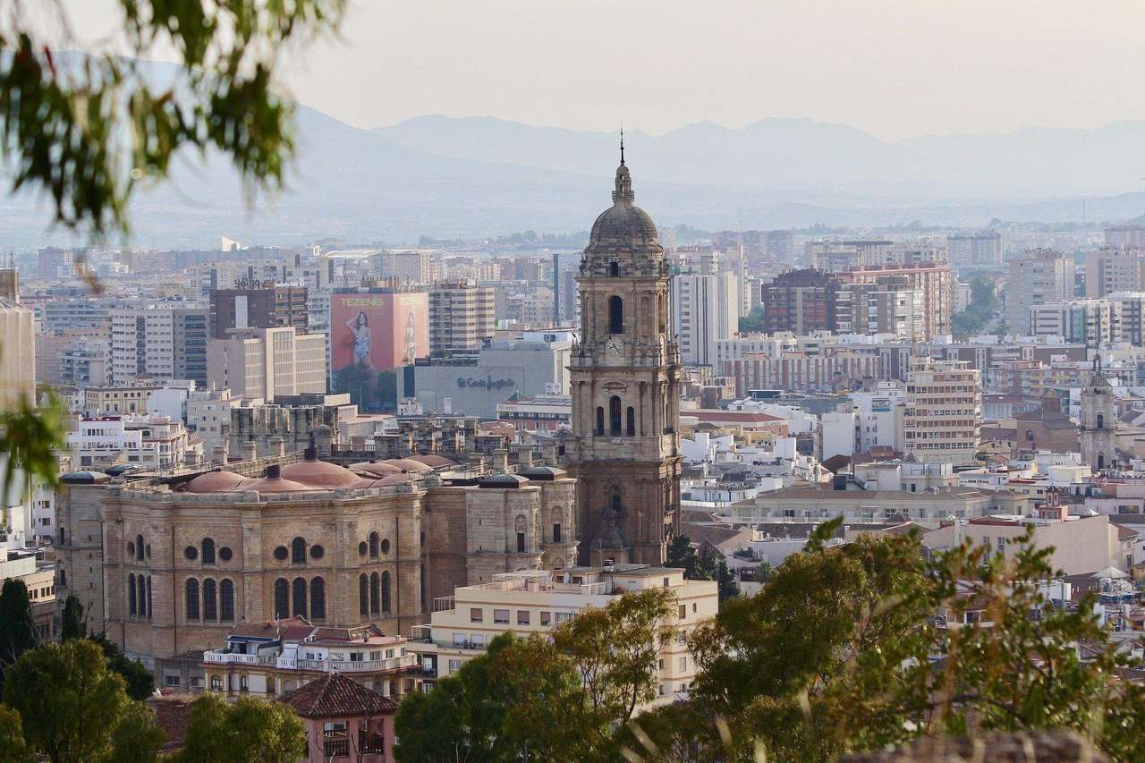 Malaga, Andaluzja. puzzle online
