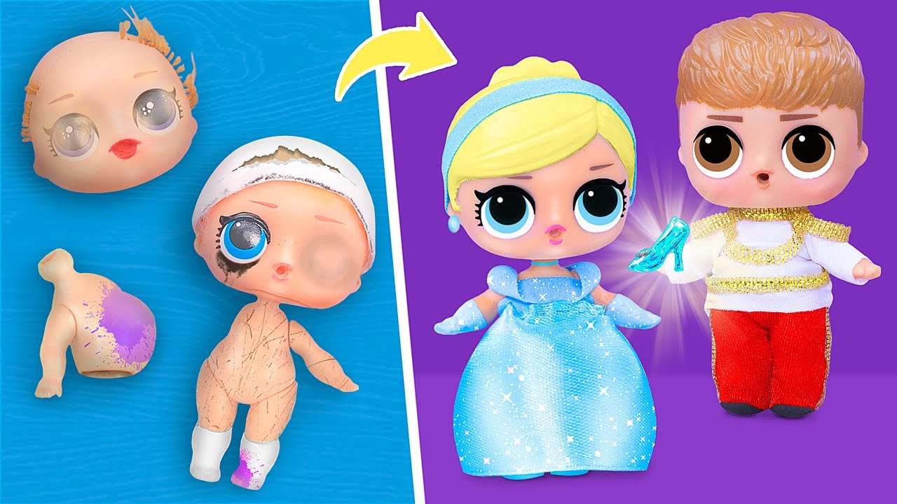 LOL Cinderella i Prince Charles puzzle online