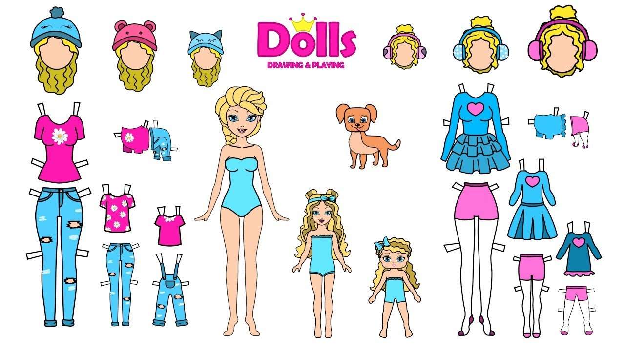 Ubrania Barbie puzzle online