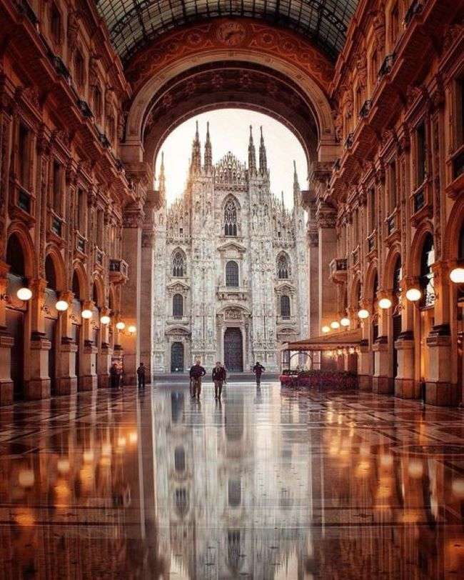 Włochy widok na katedrę puzzle online