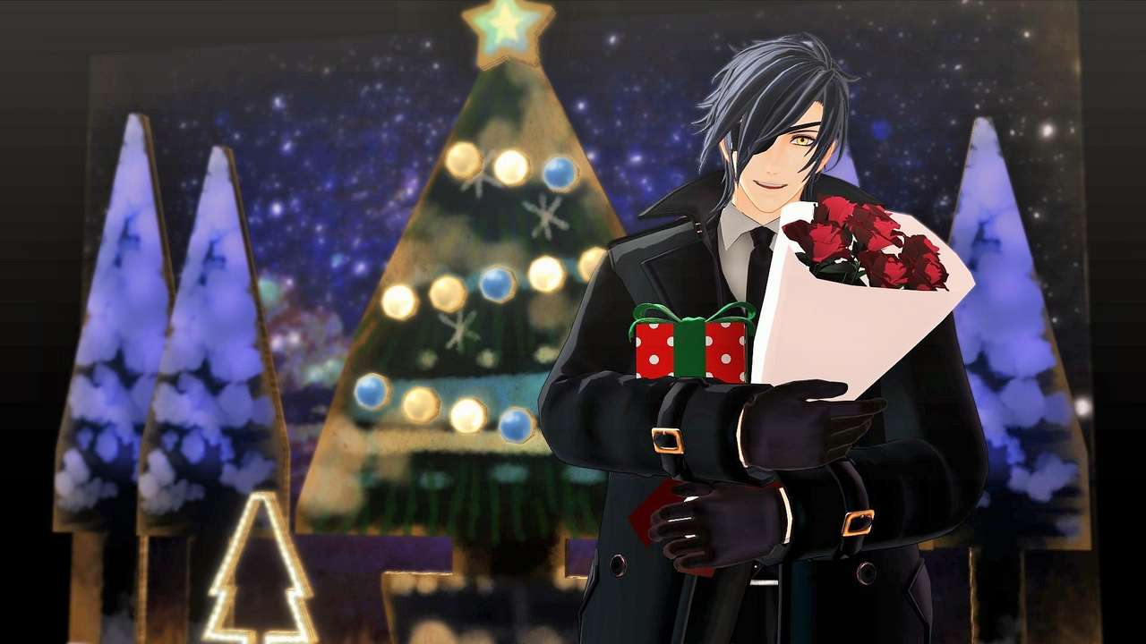 Mitsu daje ci ładne prezenty świąteczne puzzle online
