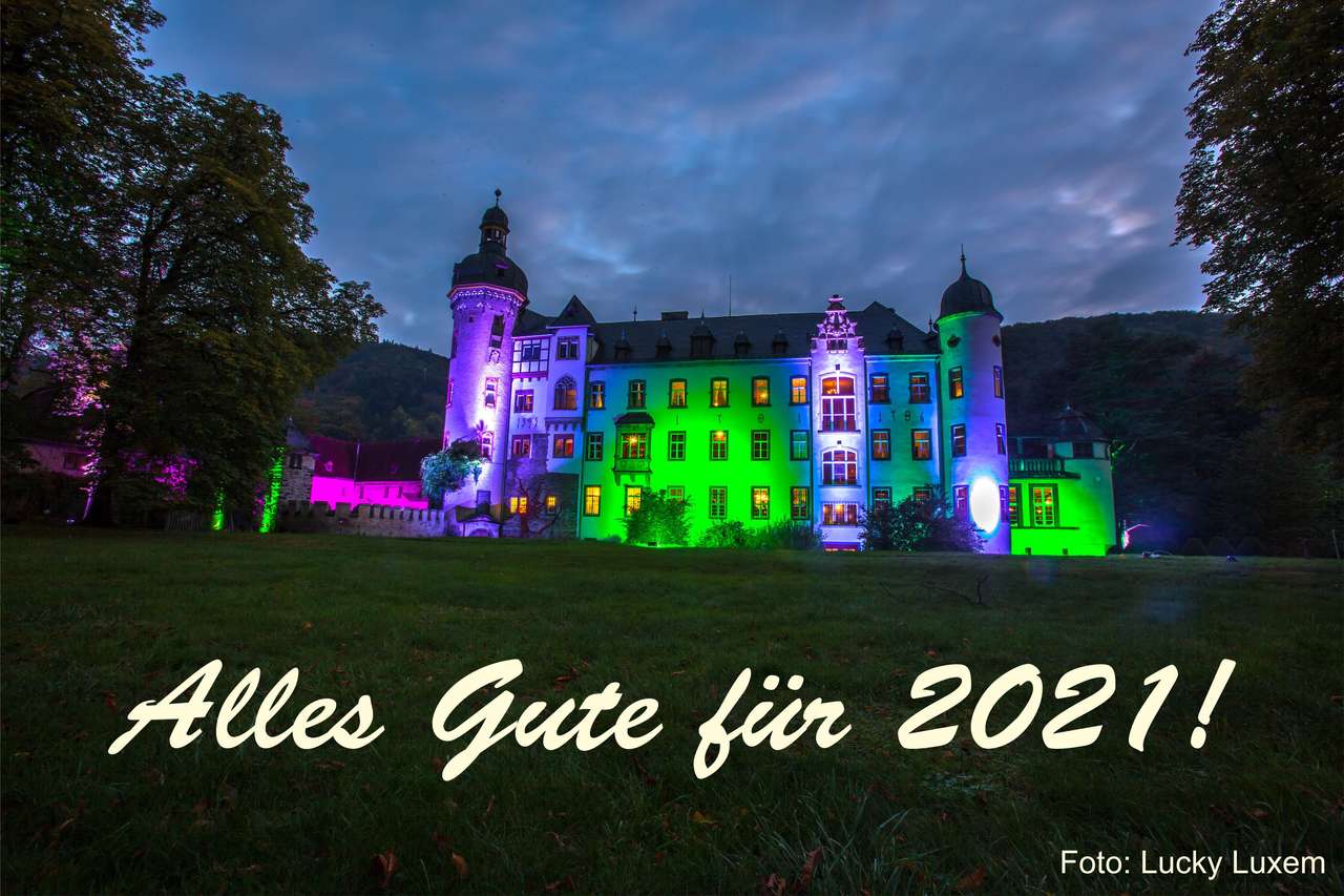 Namedy Castle - Illumination PeterBaur Zdjęcie: L. Luxem puzzle online