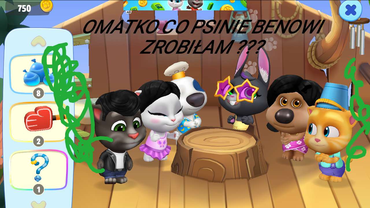 MY TALKING TOM AND FRIENDS #1 puzzle online