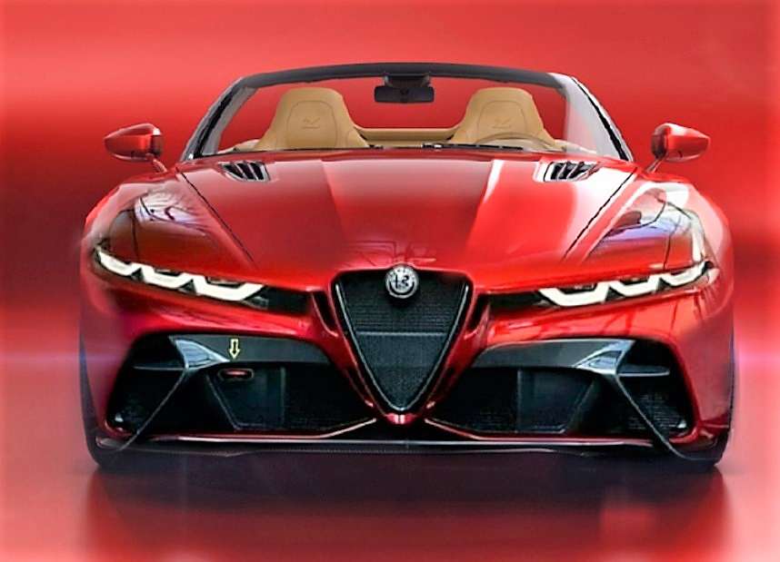 Pająk pomysł Alfa Romeo Włochy puzzle online
