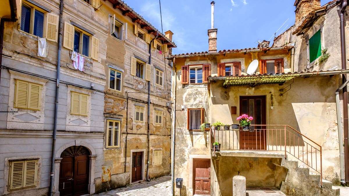 Stare miasto Lovran Istria Chorwacja puzzle online