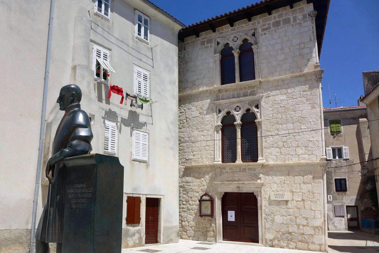 Stare miasto wyspa Cres w Chorwacji puzzle online