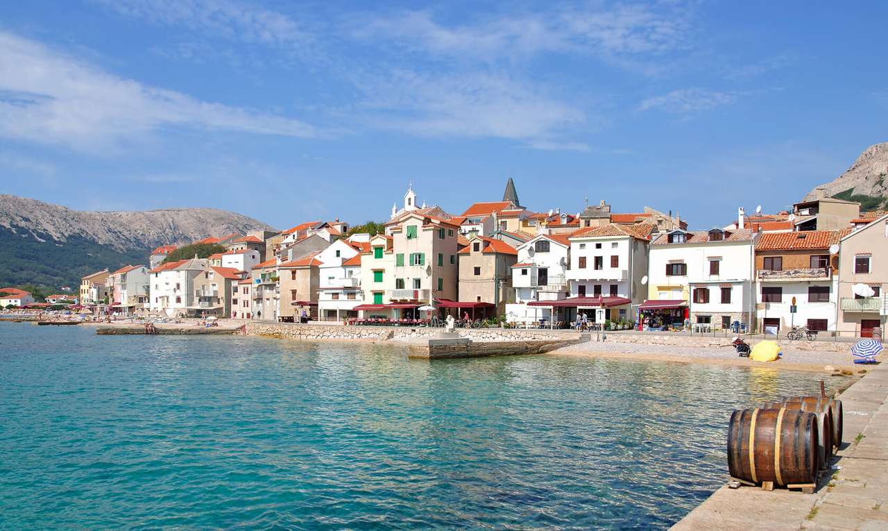 Baska na wyspie Krk w Chorwacji puzzle online
