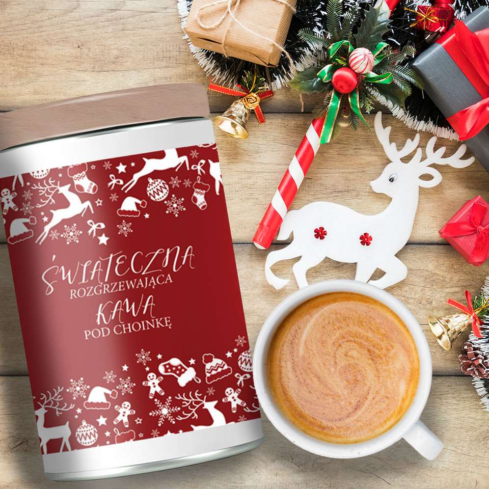świąteczna kawa puzzle online