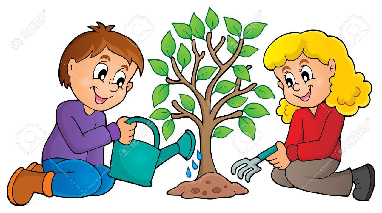 Sadzenie drzew puzzle online