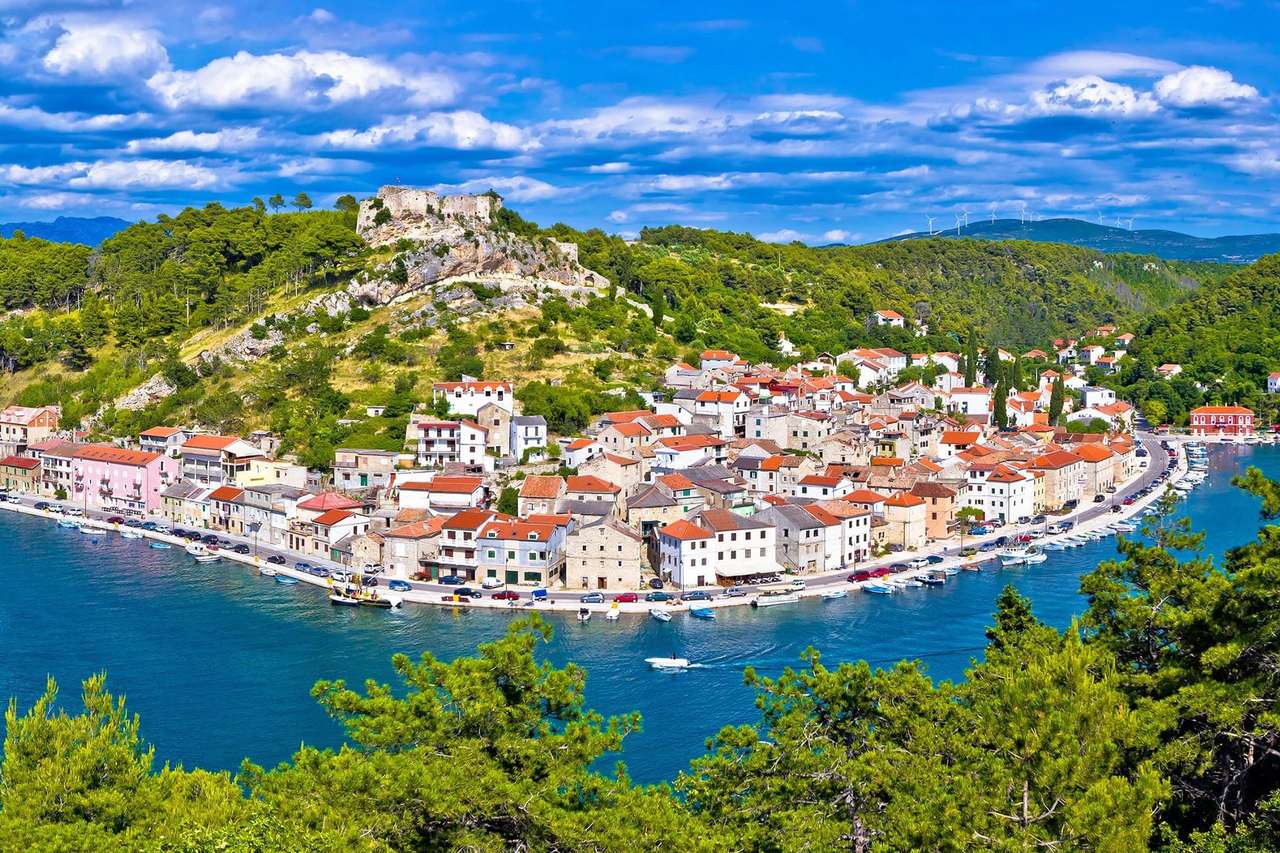 Wyspa Hvar Stari Grad miasto Chorwacja puzzle online