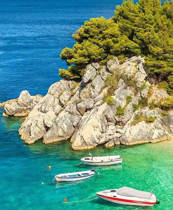 Zatoka na wyspie Vis w Chorwacji puzzle online