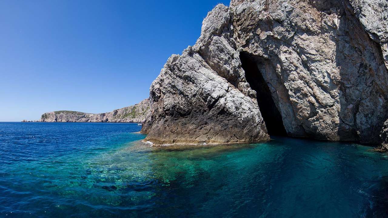 Bisevo Blue Grotto Chorwacja puzzle online