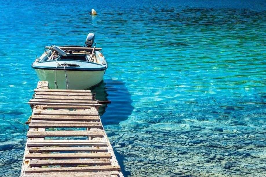 Przystań na wyspie Mljet w Chorwacji puzzle online