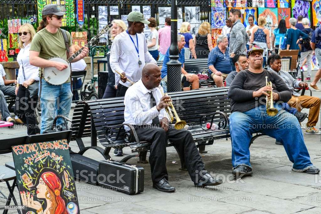 muzyka na ulicy w nowym orleanie puzzle online