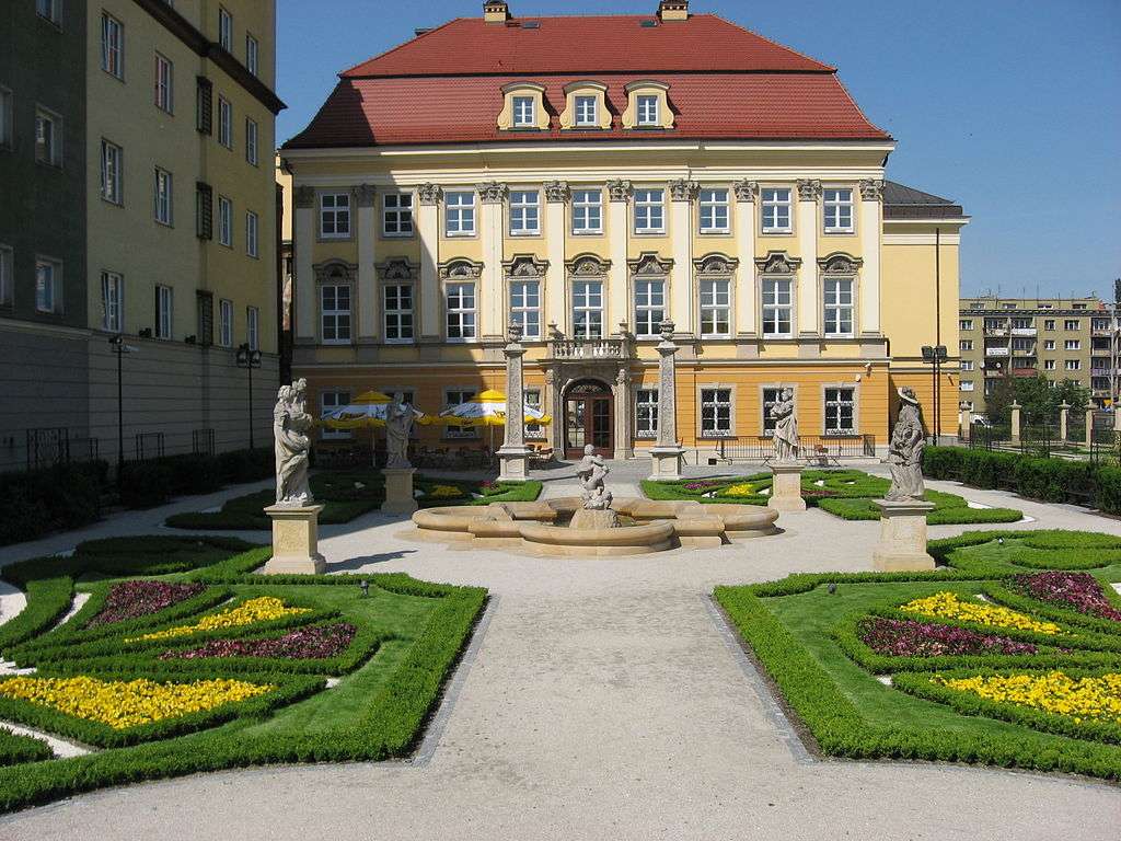 Barokowy ogród przy Pałacu Królewskim we Wrocławiu puzzle online