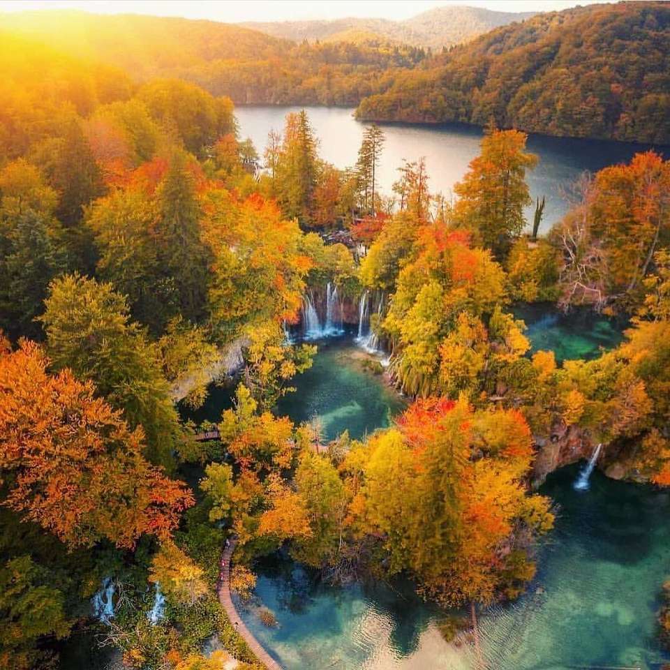 Parco nazionale dei laghi di Plitvice Croazia puzzle