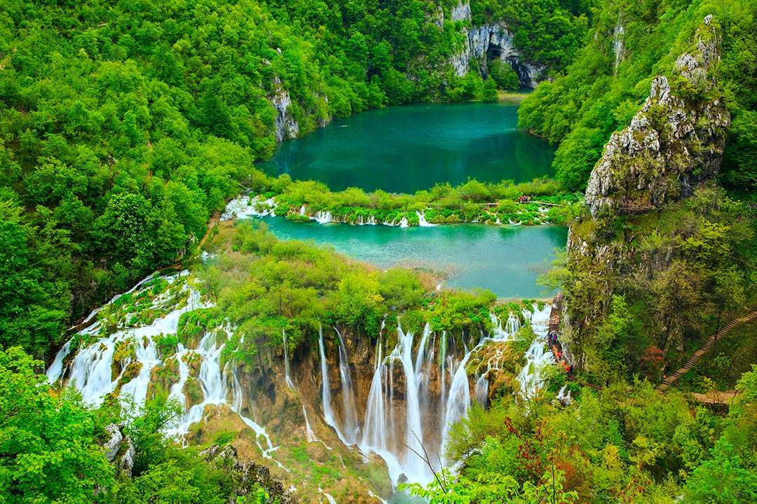 Nationaal park Plitvicemeren, Kroatië legpuzzel