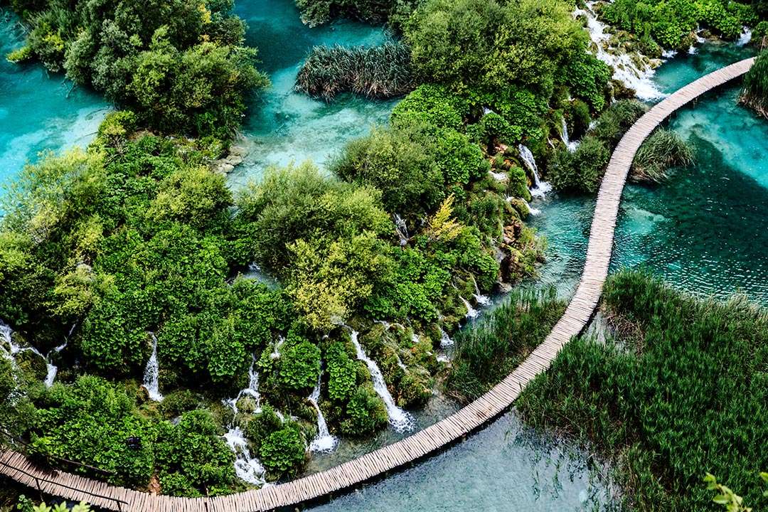Park Narodowy Jezior Plitwickich w Chorwacji puzzle online