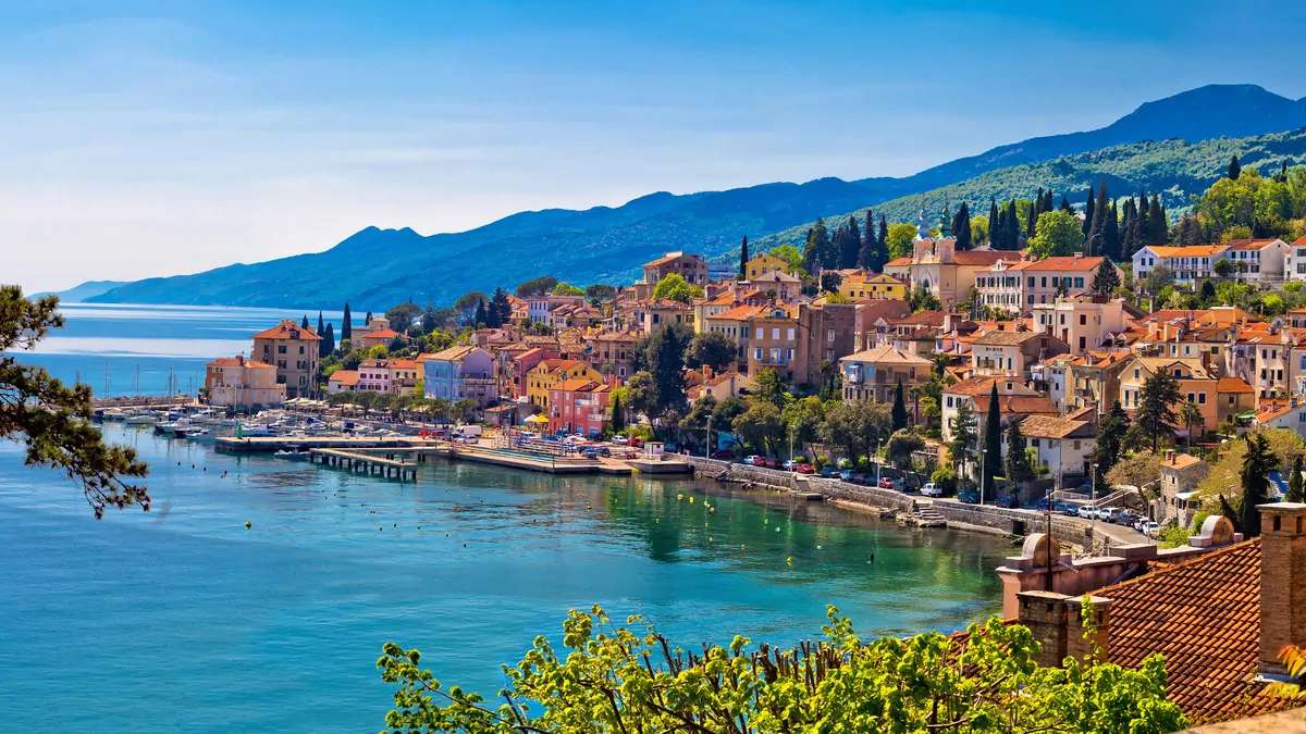 Nadmorskie miasto Opatija w Chorwacji puzzle online