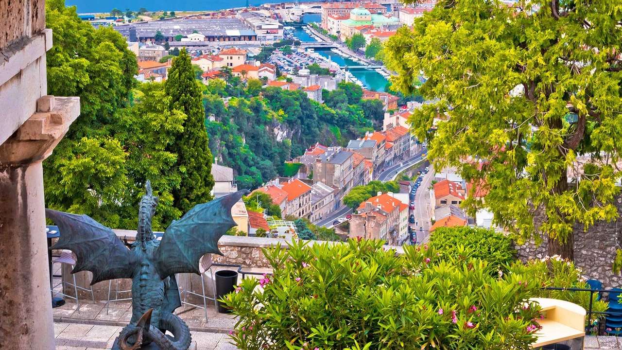 Miasto Rijeka w Chorwacji puzzle online