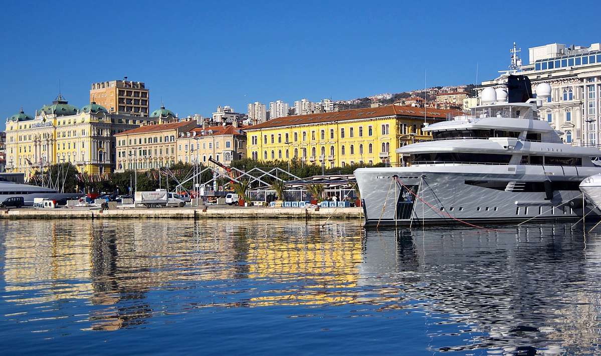 Miasto Rijeka w Chorwacji puzzle online