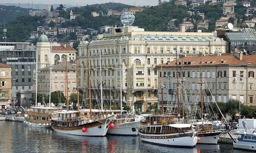 Miasto Rijeka w Chorwacji puzzle online