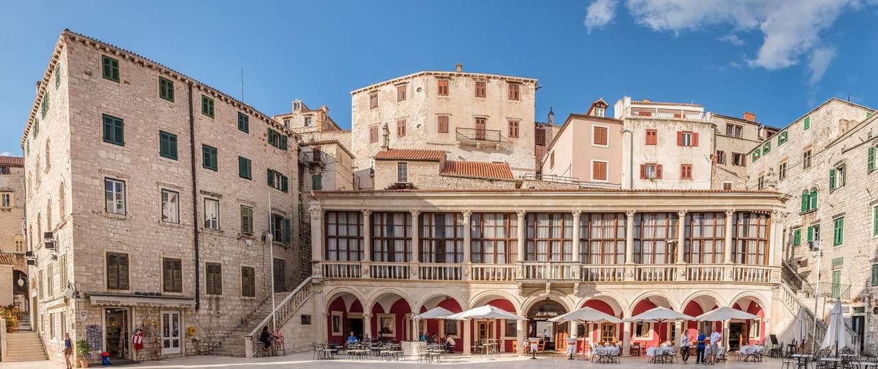 Miasto Sibenik w Chorwacji puzzle online