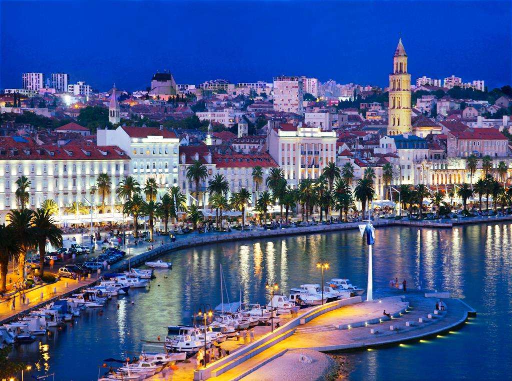 Miasto Split w Chorwacji puzzle online