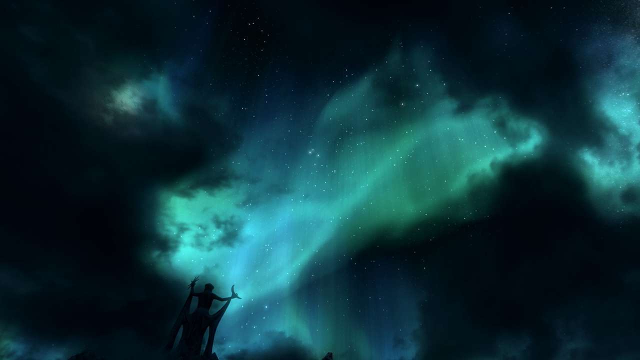 Aurora borealis puzzle online