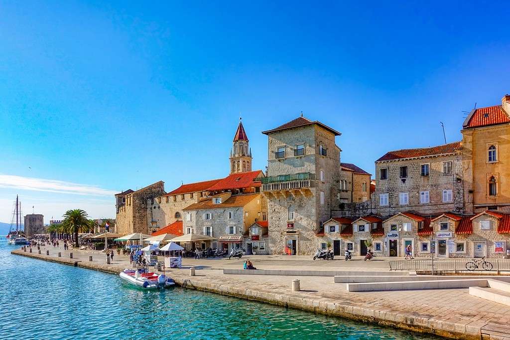 Miasto Trogir w Chorwacji puzzle online