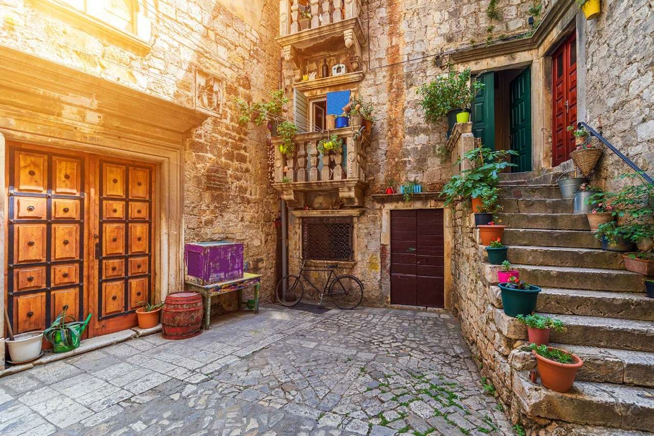 Miasto Trogir w Chorwacji puzzle online