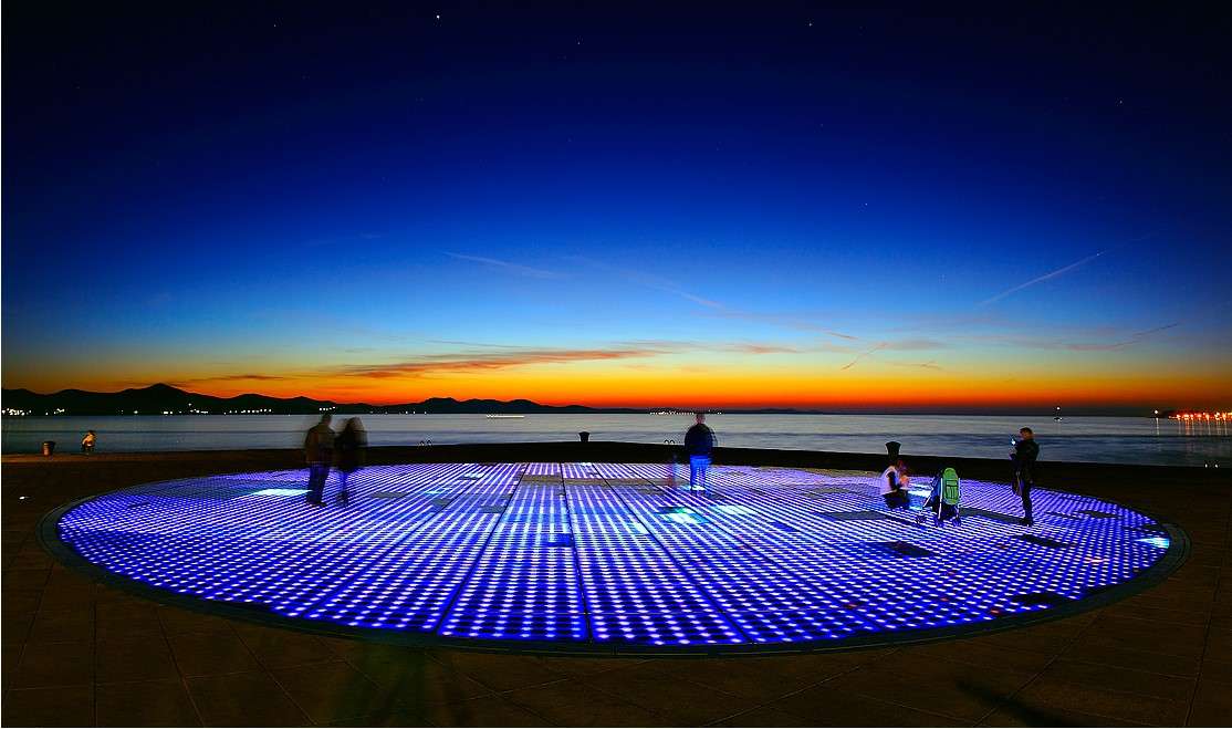 Zadar Gruss an die Sonne Installation Kroatien Puzzle