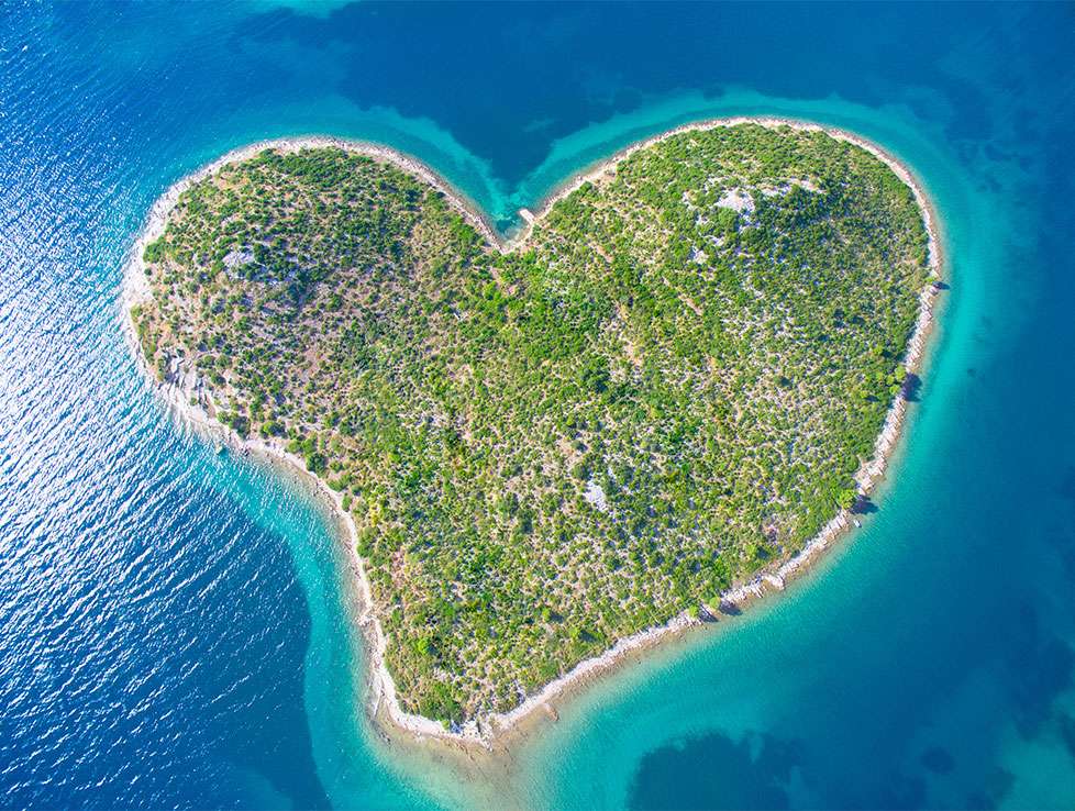 Wyspa Galesnjak w pobliżu Zadaru w Chorwacji puzzle online