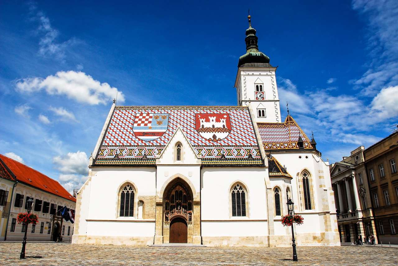 Stolica Chorwacji Kościół św. Marka puzzle online