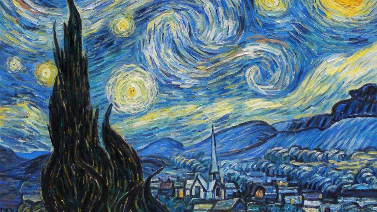 Van Gogh's Starry Night online puzzle