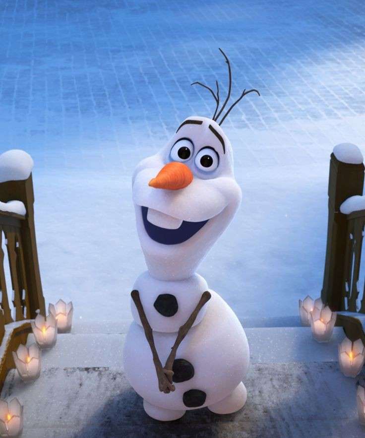Olaf, omul de zăpadă puzzle online
