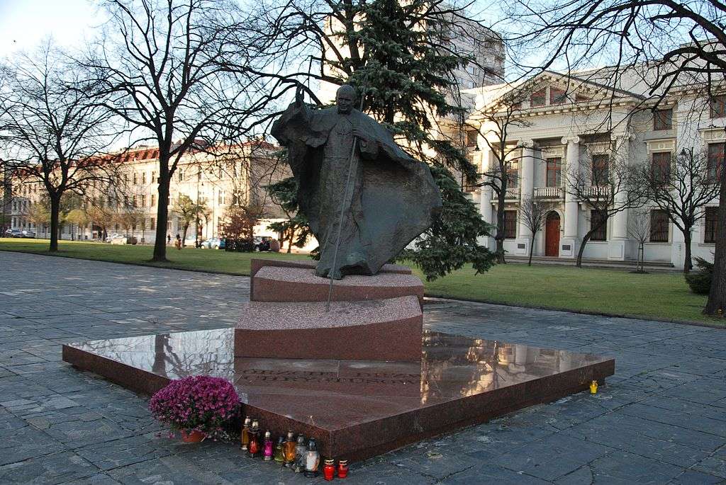 Pomnik Jana Pawła II w Łodzi (ul. Piotrkowska) puzzle online